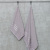 Набор махровых полотенец Dina Me из 2-х шт. (50*90 и 70*140 см.), цвет - Лавандово-серый (NEW FLOSH), плотность 380 гр. - фото