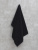 Махровое полотенце 40*70 см., черное, "люкс". - фото