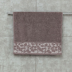 Махровое полотенце Abu Dabi 50*90 см., цвет - ореховый (0494), плотность 600 гр., 2-я нить.