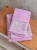 Набор махровых полотенец Abu Dabi из 2-х шт. (50*90 и 70*140 см.), цвет - светло-фиолетовый (0430), плотность 500 гр., 2-я нить. - фото