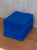 Набор махровых полотенец Sandal "люкс" 40*70 см., цвет - синий, пл. 450 гр. - 4 шт. - фото