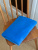 Плед флисовый "люкс" с эффектом "антипиллинг" 150х170 см., плотность 230 гр., цвет - синий - фото