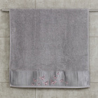 Махровое полотенце Abu Dabi 70*140 см., цвет - светло-серый (0473), плотность 550 гр., 2-я нить.