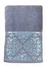 Махровое полотенце Abu Dabi 50*90 см., цвет - темно-серый (0430), плотность 500 гр., 2-я нить.