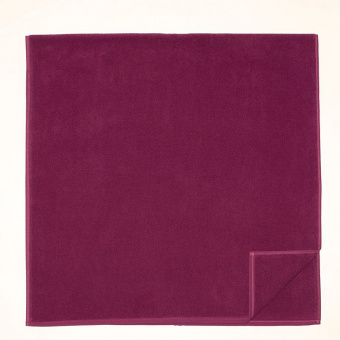 Махровое полотенце "люкс" 70*140 см., фиолетовое, 450 гр., 2-я нить. - фото