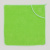 Детское полотенце-уголок для купания, 75*75 см., цвет зеленый. - фото