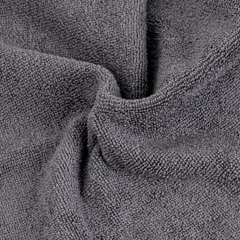 Махровая салфетка осибори 30*30 см., цвет - серый, "люкс". - фото