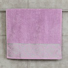 Махровое полотенце Abu Dabi 50*90 см., цвет - светло-фиолетовый (0430), плотность 500 гр., 2-я нить.
