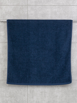 Махровое полотенце Sandal "люкс" 70*140 см., цвет - темно-синий. - фото
