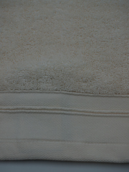 Махровое полотенце "premium" Sandal Home Collection (by Microcotton) 41*76 см., цвет - кремовый, пл. 630 гр. - фото