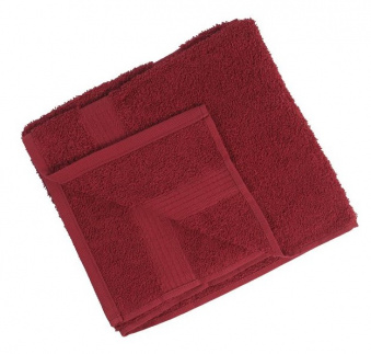 К1-5090.120.375 цвет 222 (бордовый) полотенце махровое  50х90 (м) - фото