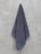 Махровое полотенце "люкс" 30*50 см., цвет - серый, пл. 450 гр. - фото