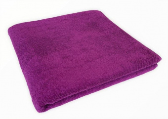 Махровое полотенце 70*140 см., цвет - фиолетовый, "люкс". - фото