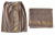 Набор для сауны мужской (килт 70*140 см. + полотенце 50*90 см.), бежевый - фото