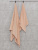 Набор махровых полотенец Sandal "люкс" из 2-х штук (50*90, 70*140 см.). Цвет - бежевый. - фото