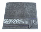 Махровое полотенце Abu Dabi 50*90 см., цвет - серый (0486), плотность 500 гр., 2-я нить.