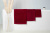 Набор махровых полотенец TJ из 3-х штук (40*70, 50*90, 70*140 см.). Пл. 400 гр. Цвет - Бордовый. - фото