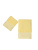 Набор махровых полотенец Dina Me из 2-х шт. (50*90 и 70*140 см.), цвет - Светло- лимонный (QD-0497), плотность 500 гр. - фото