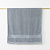 Полотенце махровое Sandal 50*90 см., цвет "серо-голубой", диз. "Nota", плотность 450 гр. - фото