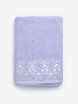 Махровое полотенце Dina Me (QD-0408) 50х90 см., цвет - Серо-голубой, плотность 500 гр. - фото