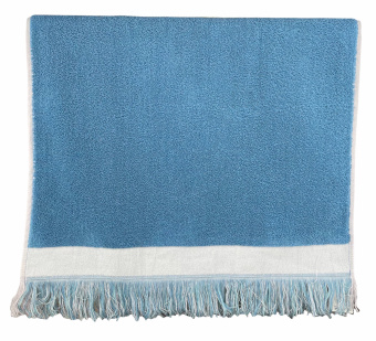 Махровое полотенце Abu Dabi 50*90 см., цвет - синяя бирюза (Bahroma), плотность 500 гр., 2-я нить. - фото