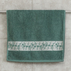 Махровое полотенце Abu Dabi 50*90 см., цвет - зеленая мурена (0504), плотность 550 гр., 2-я нить.