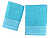 Набор махровых полотенец Abu Dabi из 2-х шт. (50*90 и 70*140 см.), цвет - мятный (0497), плотность 450 гр., 2-я нить. - фото