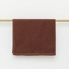 Махровое полотенце "люкс" 30*50 см., цвет - коричневый, пл. 450 гр.