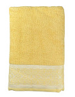 Махровое полотенце Abu Dabi 70*140 см., цвет - лимонный (0497), плотность 600 гр., 2-я нить.