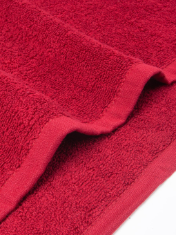 Махровое полотенце Sandal "люкс" 70*140 см., цвет - бордовый - фото