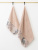 Подарочный набор махровых полотенец Sandal из 2-х шт. (50*90 и 70*140 см.), цвет -  капучино (0503), плотность 550 гр. - фото