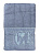 Махровое полотенце Abu Dabi 70*140 см., темно -серый (0441), плотность 550 гр., 2-я нить. - фото
