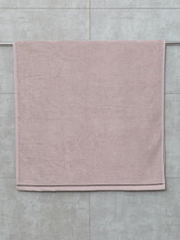 Махровое полотенце Dina Me (QD-0537-2) 70х140 см., цвет - Светло- фиолетовый, плотность 550 гр. - фото