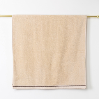 Махровое полотенце Dina Me (QD-0537-2) 70х140 см., цвет - Светло- бежевый, плотность 550 гр. - фото