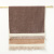 Полотенце махровое Sandal 70*140 см., цвет "ореховый + светлая олива", диз. Bahroma, плотность 500 гр. - фото