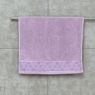 Махровое полотенце Abu Dabi 50*90 см., цвет - светло-сиреневый (0481), плотность 500 гр., 2-я нить.