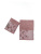 Набор махровых полотенец Dina Me из 2-х шт. (50*90 и 70*140 см.), цвет - Пыльная роза (QD-0503), плотность 550 гр. - фото