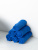 Набор махровых салфеток осибори "люкс" 30*30 см., цвет - синий, пл. 450 гр. - 6 шт. - фото