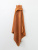 Полотенце-уголок SANDAL детское для купания "заяц", 100*100 см., цвет - коричневый - фото