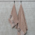 Набор махровых полотенец Dina Me из 2-х шт. (50*90 и 70*140 см.), цвет - Красно-бежевый (QD-0485), плотность 550 гр. - фото