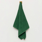 Махровое полотенце Sandal "люкс" 50*90 см., цвет - темно-зеленый.