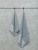 Набор махровых полотенец Dina Me из 2-х шт. (50*90 и 70*140 см.), цвет - Серо-голубой (QD-0430), плотность 500 гр. - фото