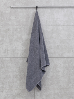 Набор махровых полотенец Sandal "люкс" 70*140 см., цвет - серый, пл. 450 гр. - 2 шт. - фото