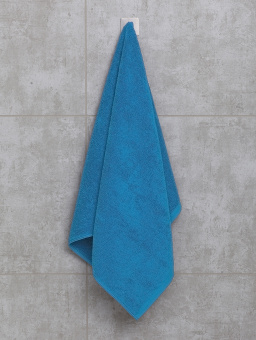 Махровое полотенце Sandal "люкс" 50*90 см., цвет - бирюзовый, плотность 450 гр. - фото