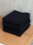 Набор махровых полотенец Sandal "люкс" 40*70 см., цвет - черный, пл. 450 гр. - 4 шт. - фото
