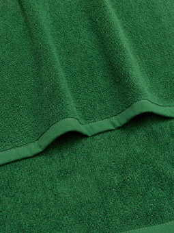Махровое полотенце Sandal "люкс" 70*140 см., цвет - темно-зеленый. - фото