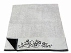 Махровое полотенце Abu Dabi 50*90 см., цвет - грязно-белый (0471), плотность 550 гр., 2-я нить.