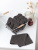 Набор махровых салфеток осибори Sandal "оптима" 30*30 см., цвет - серый, плотность 380 гр. - 10 шт - фото