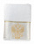 Махровое полотенце Abu Dabi 70*140 см., цвет - белый (0513), плотность 550 гр., 2-я нить. - фото