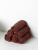 Набор махровых салфеток осибори 30*30 см., цвет - коричневый, "люкс" - 6 шт. - фото